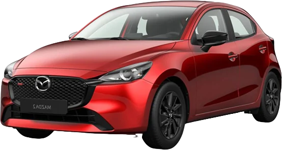 Compact hatchback available for hire
